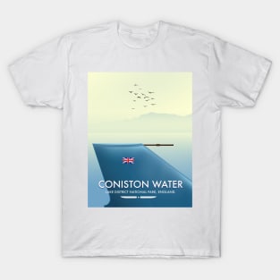 Coniston water travel poster T-Shirt